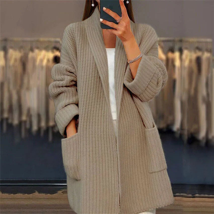 CLAUDIA - Chaqueta de punto suave para mujer