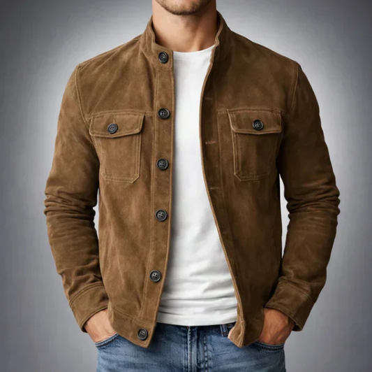 IVÁN - Chaqueta clásica de hombre con botones