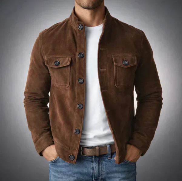 IVÁN - Chaqueta clásica de hombre con botones
