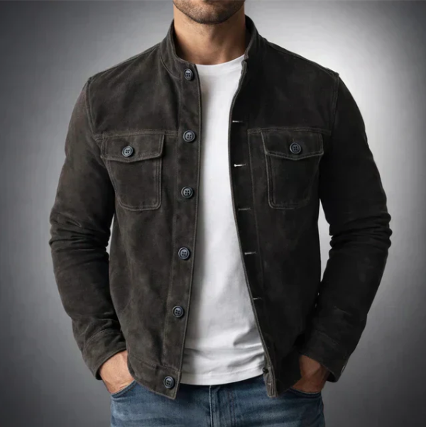 IVÁN - Chaqueta clásica de hombre con botones