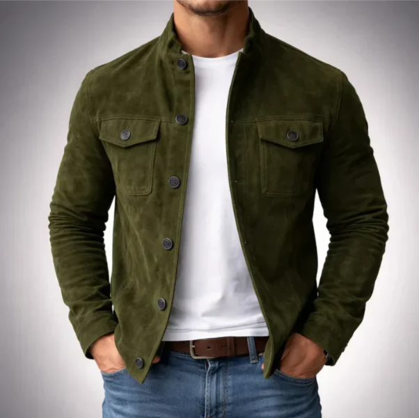 IVÁN - Chaqueta clásica de hombre con botones