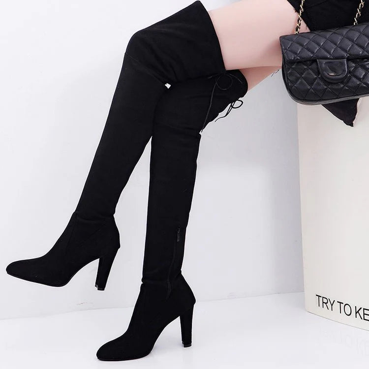 MADDIE - Botas de tacón alto